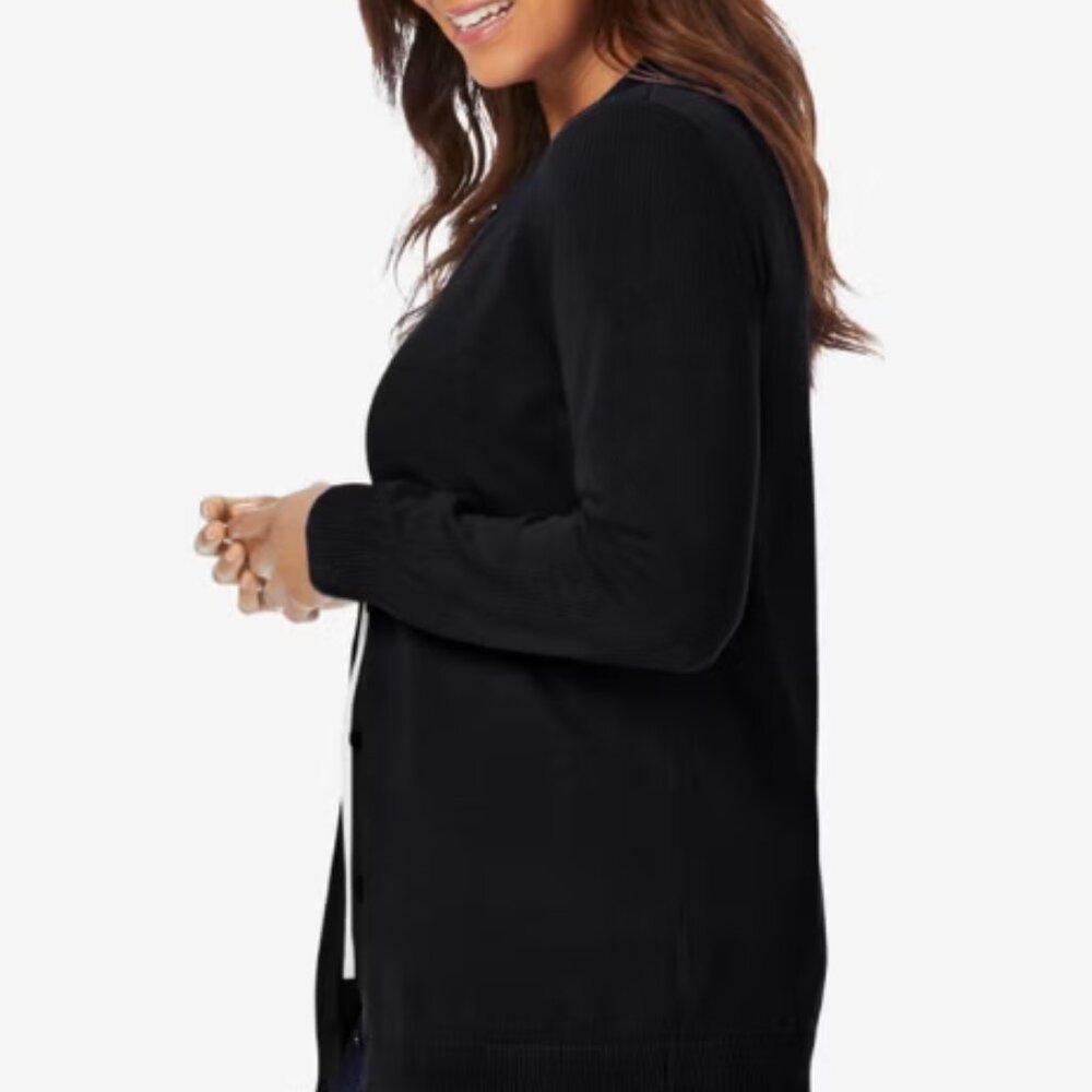 Perfect Long-Sleeve Cardigan - Picture 2 of 7